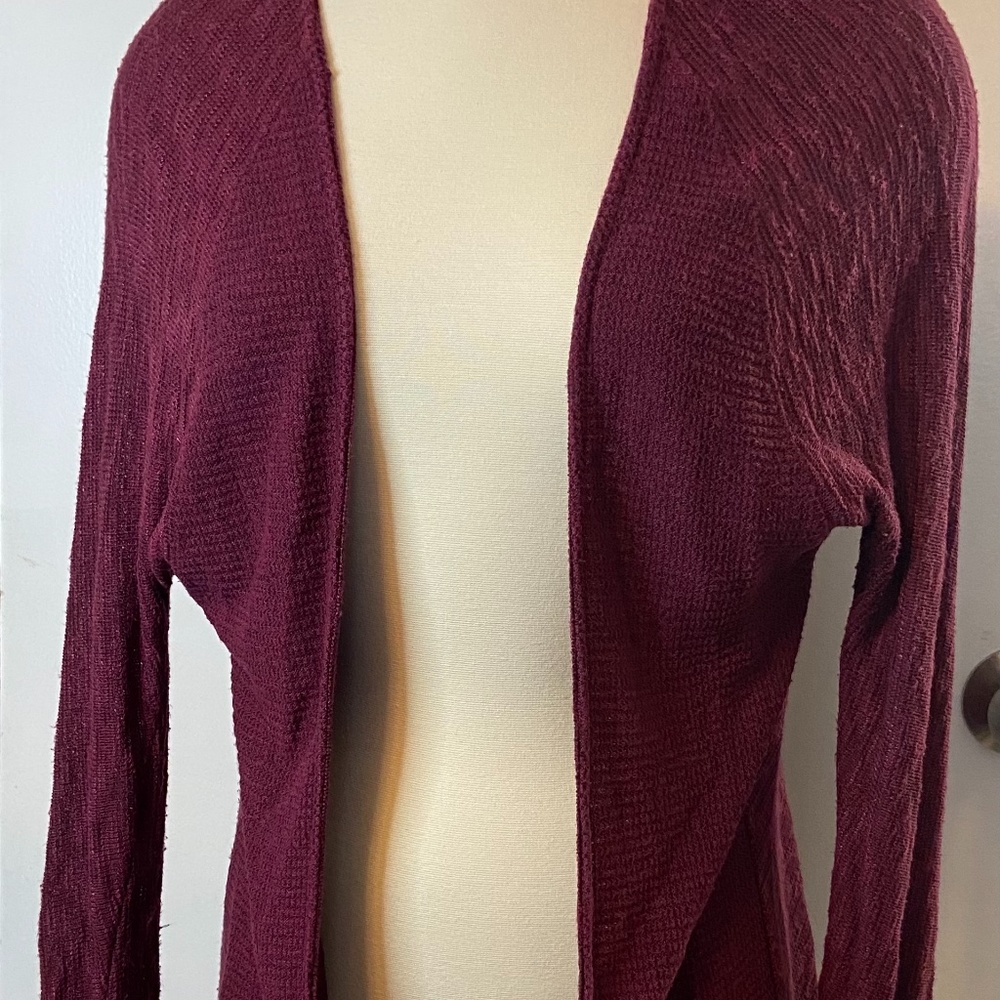 Cardigan- Burgundy